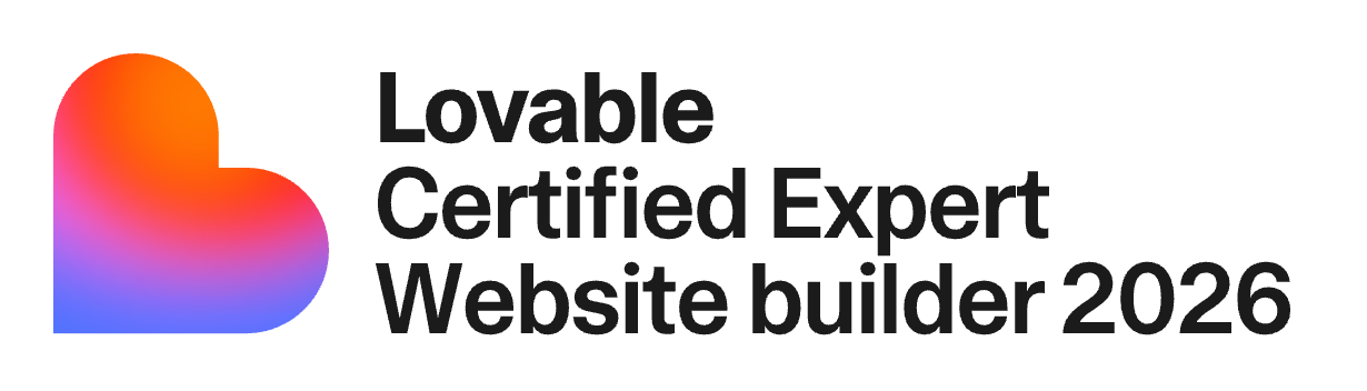 Lovable Certified Expert Website builder 2026 badge earned by Kimberly J. Lewis, M.Div.